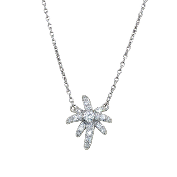 Platinum T&Co. Firework Diamond Necklace